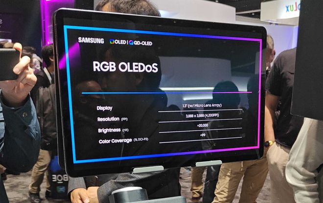 VR設(shè)備【元宇宙】三星展現(xiàn)用于假造理想的 OLED 手藝像素密度達(dá) 5000PP(圖4)